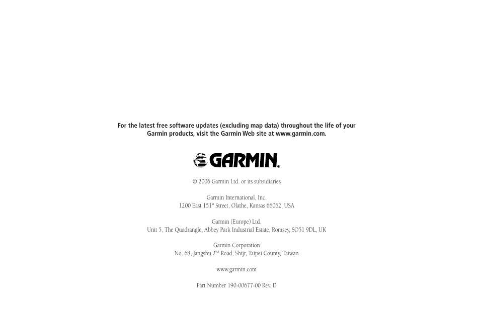 Garmin GPSMAP 2110 User Manual | Page 106 / 106