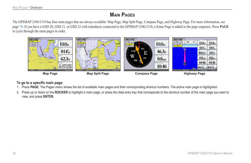 Garmin GPSMAP 2110 User Manual | Page 38 / 106