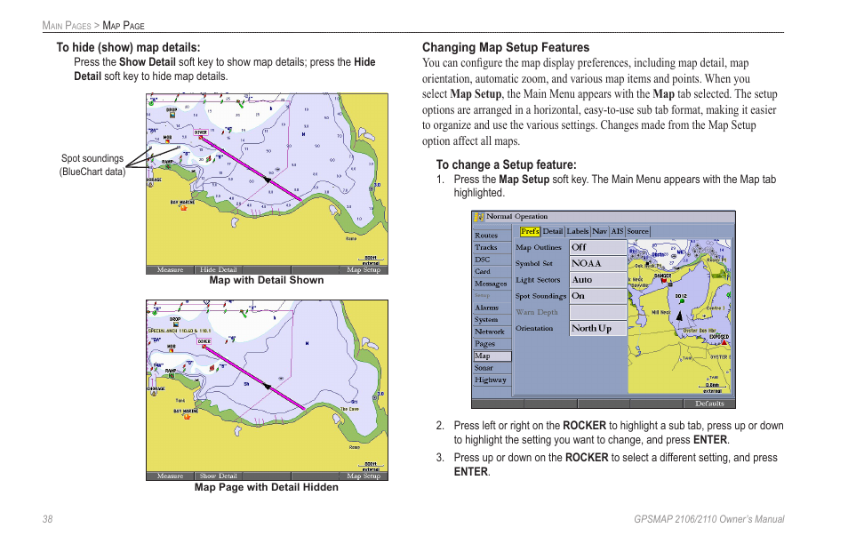 Garmin GPSMAP 2110 User Manual | Page 46 / 106