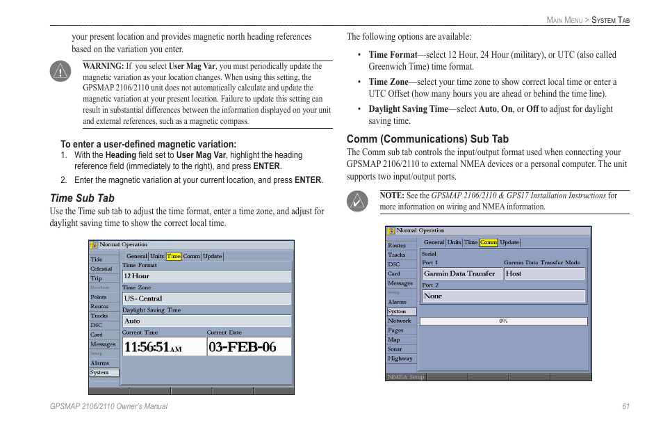 Garmin GPSMAP 2110 User Manual | Page 69 / 106