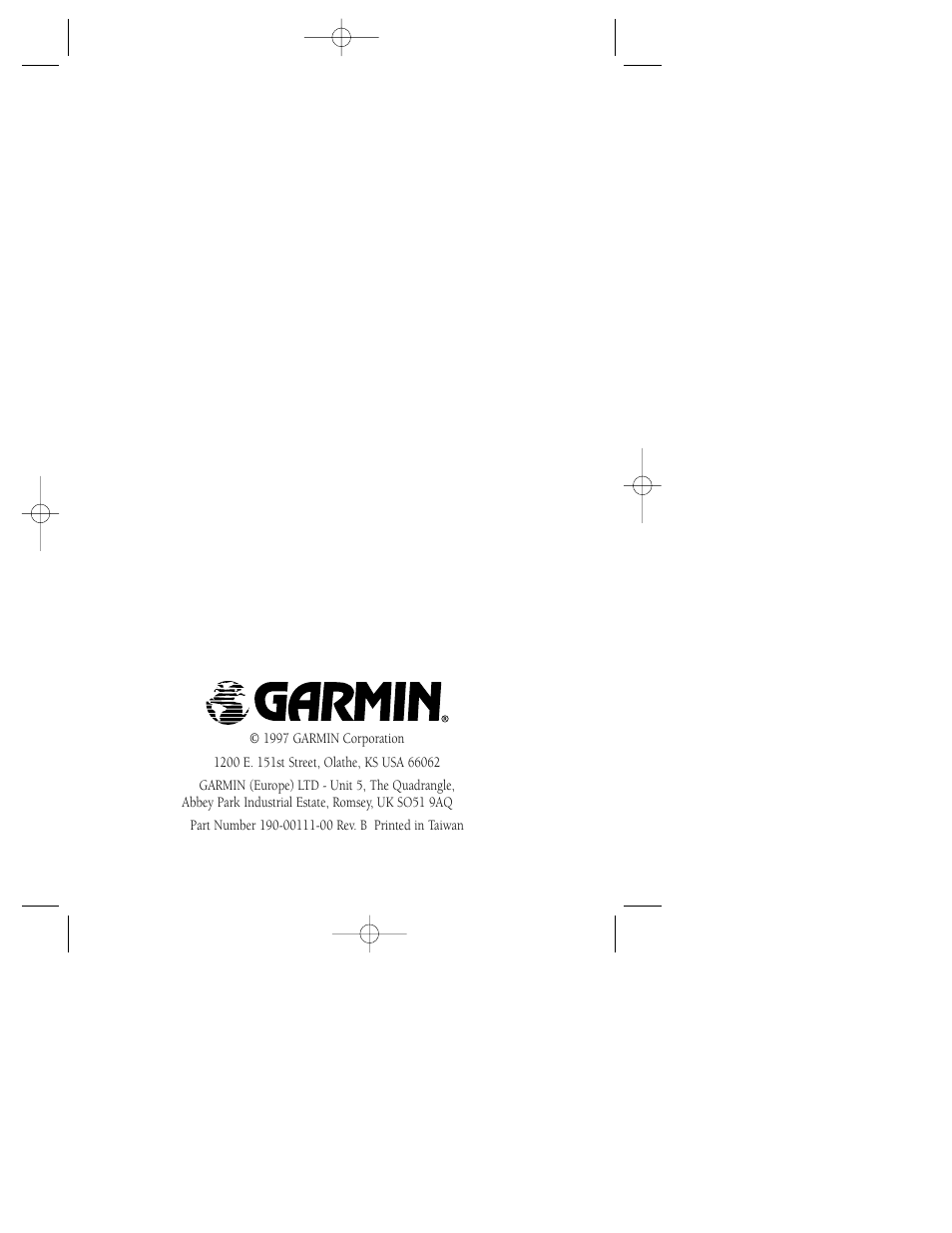 Garmin GPS 125 Sounder User Manual | Page 84 / 84