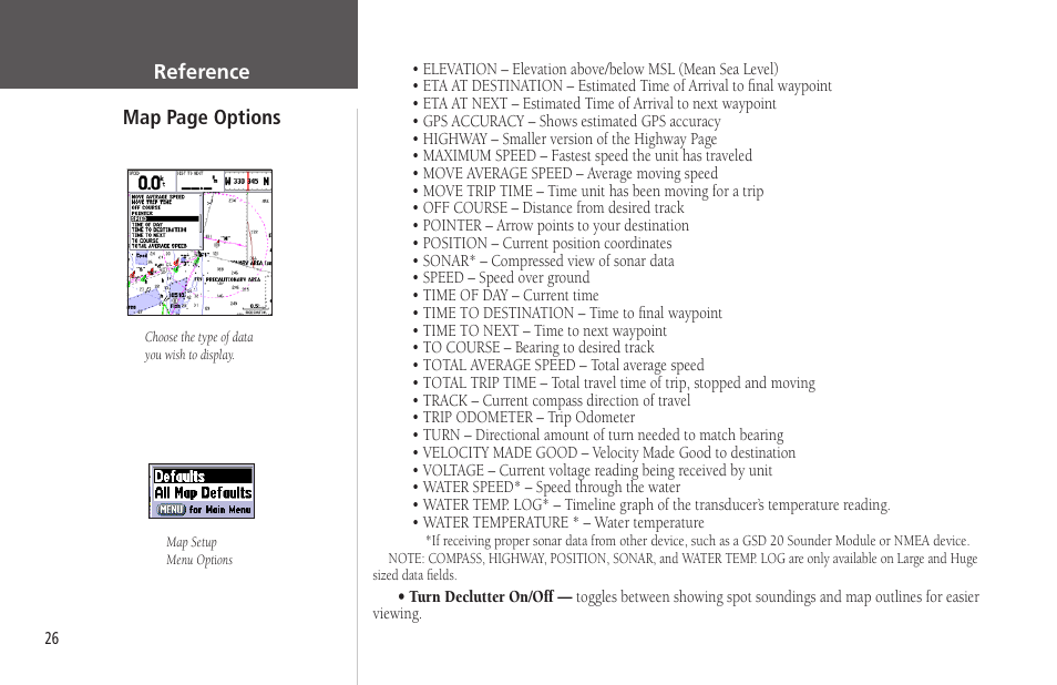 Garmin GPSMAP 172C User Manual | Page 36 / 110