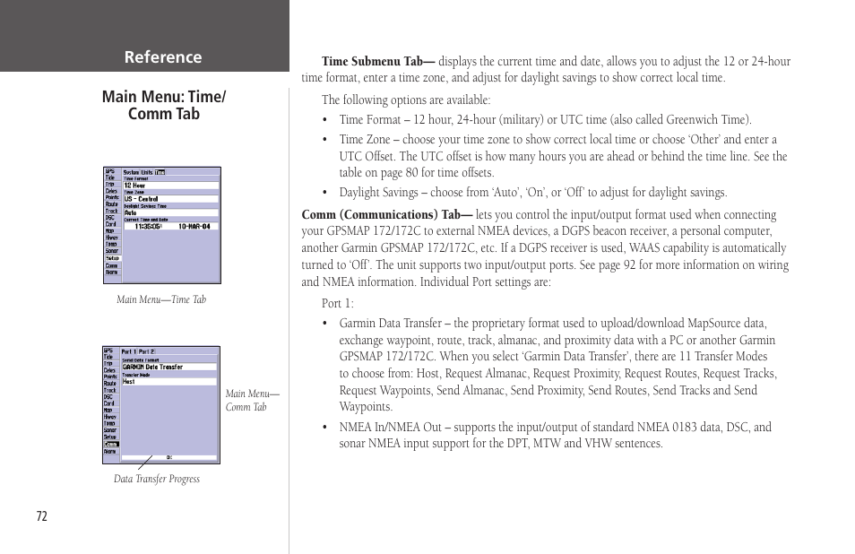 Garmin GPSMAP 172C User Manual | Page 82 / 110