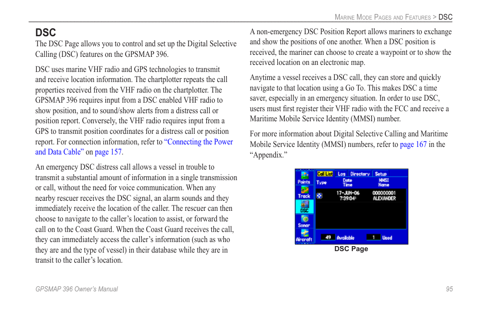 Garmin GPSMAP 396 User Manual | Page 103 / 192