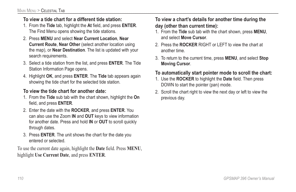 Garmin GPSMAP 396 User Manual | Page 118 / 192