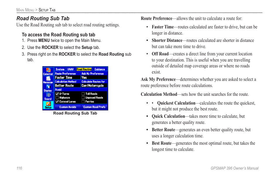 Garmin GPSMAP 396 User Manual | Page 124 / 192