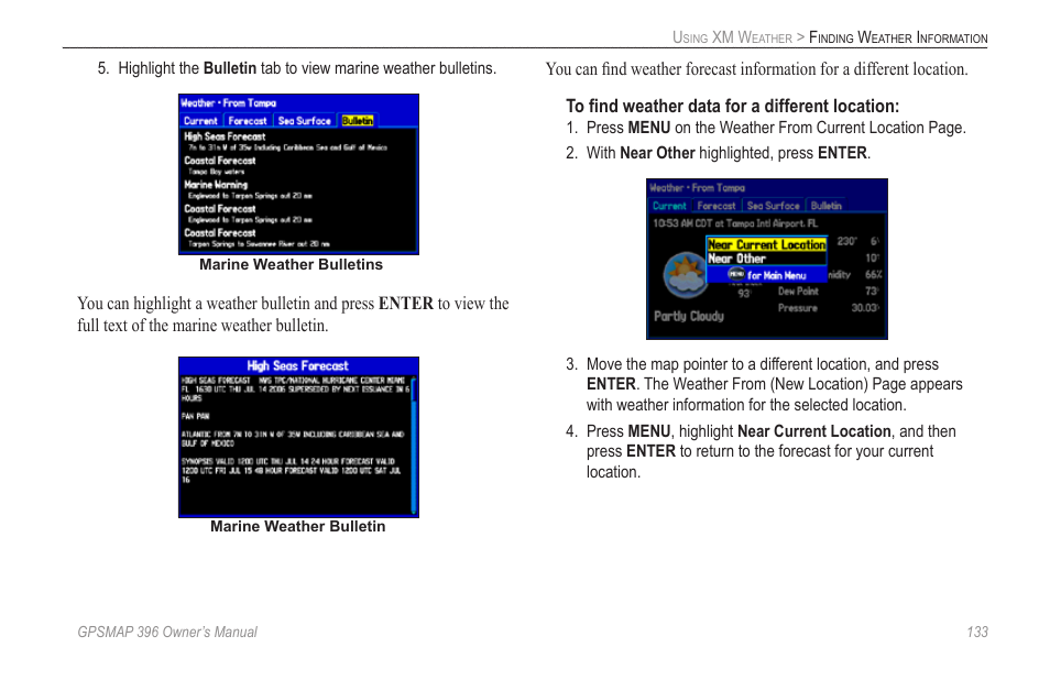 Garmin GPSMAP 396 User Manual | Page 141 / 192