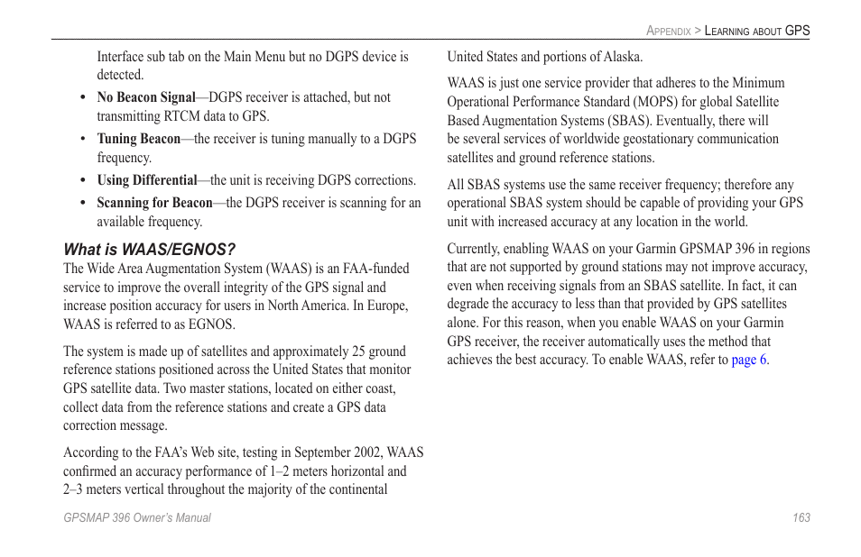 Of the | Garmin GPSMAP 396 User Manual | Page 171 / 192