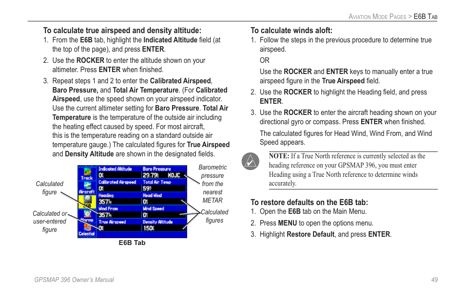 Garmin GPSMAP 396 User Manual | Page 57 / 192