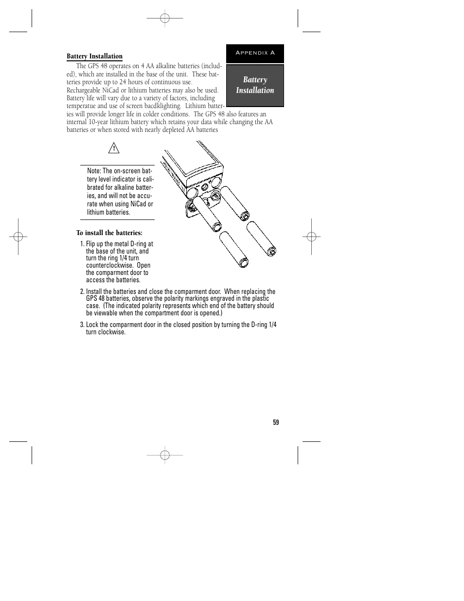 Garmin GPS 48 User Manual | Page 63 / 74