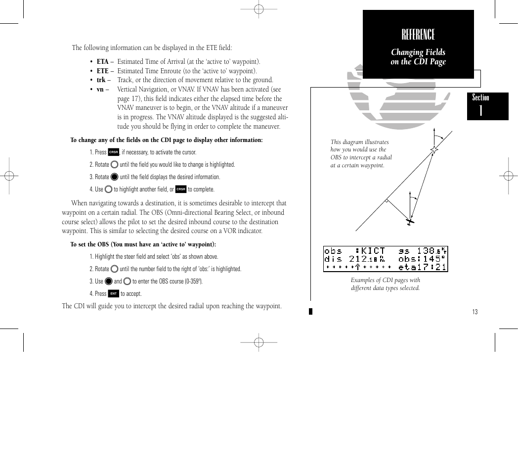 Reference | Garmin GPS 150 User Manual | Page 23 / 98