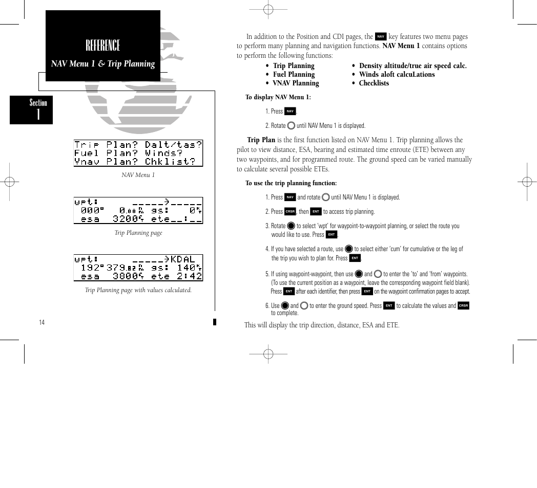 Reference | Garmin GPS 150 User Manual | Page 24 / 98