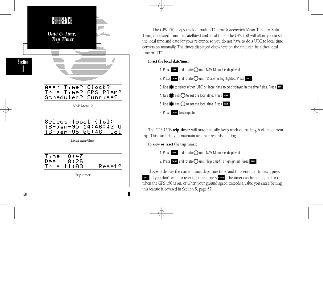 Reference | Garmin GPS 150 User Manual | Page 30 / 98