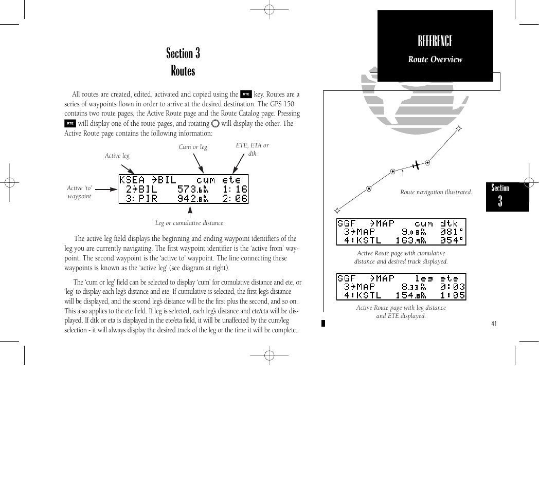 Reference | Garmin GPS 150 User Manual | Page 51 / 98