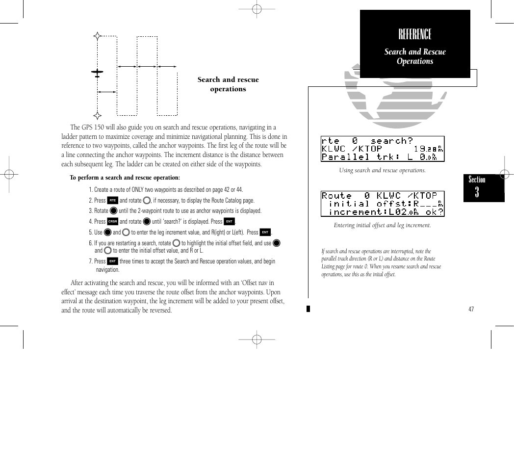 Reference | Garmin GPS 150 User Manual | Page 57 / 98