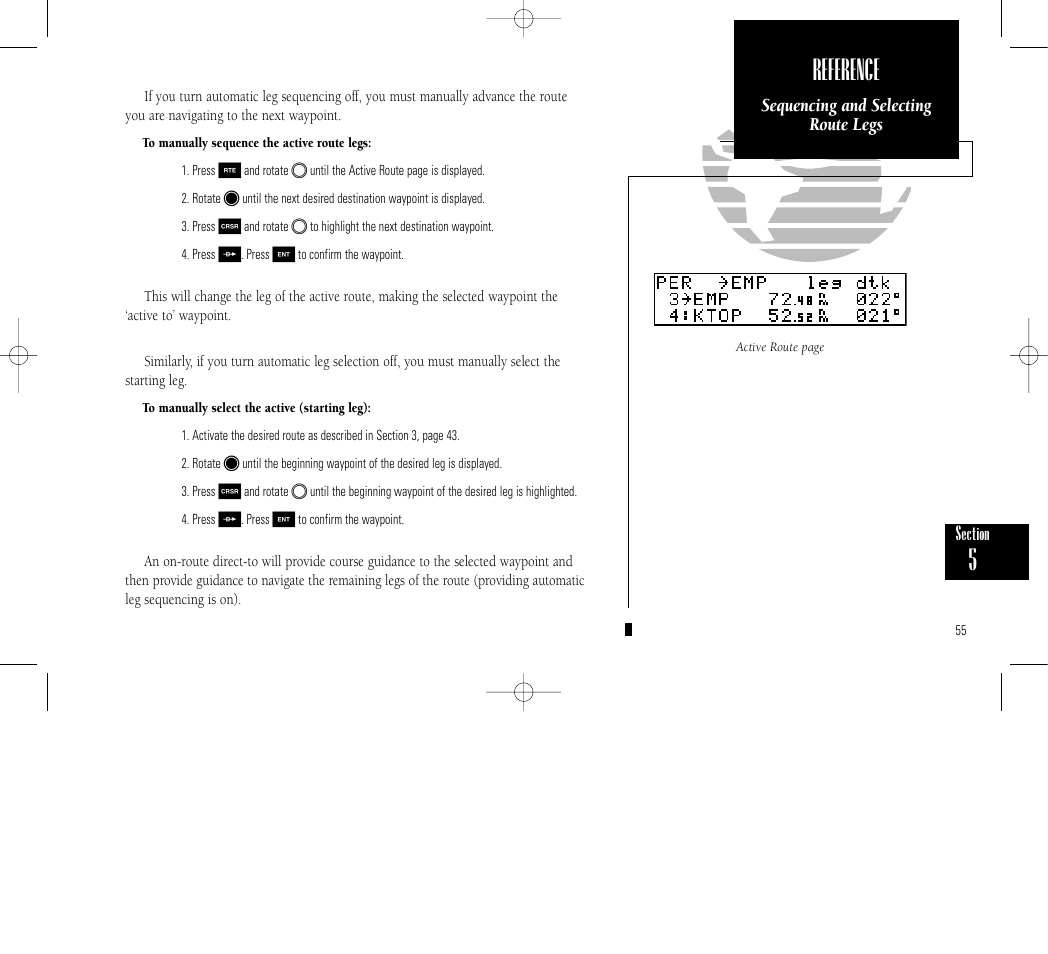 Reference | Garmin GPS 150 User Manual | Page 65 / 98