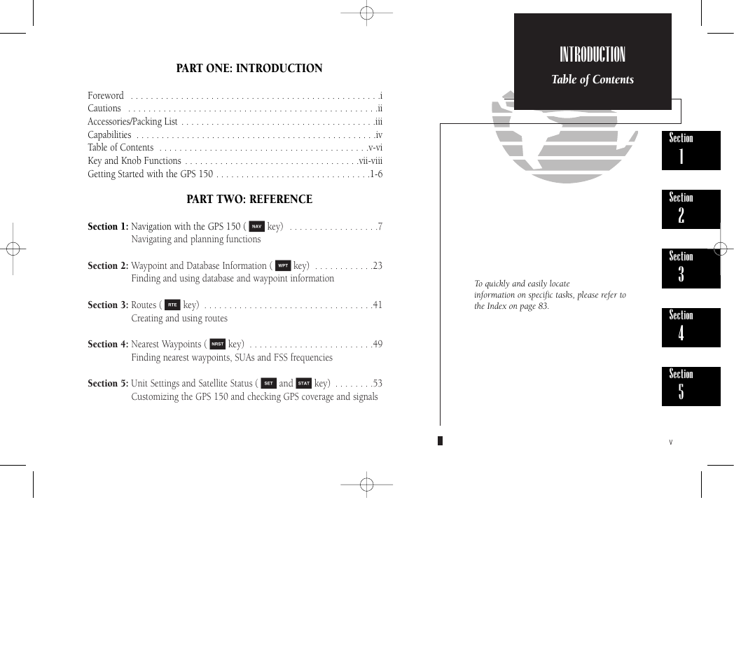 Introduction | Garmin GPS 150 User Manual | Page 7 / 98