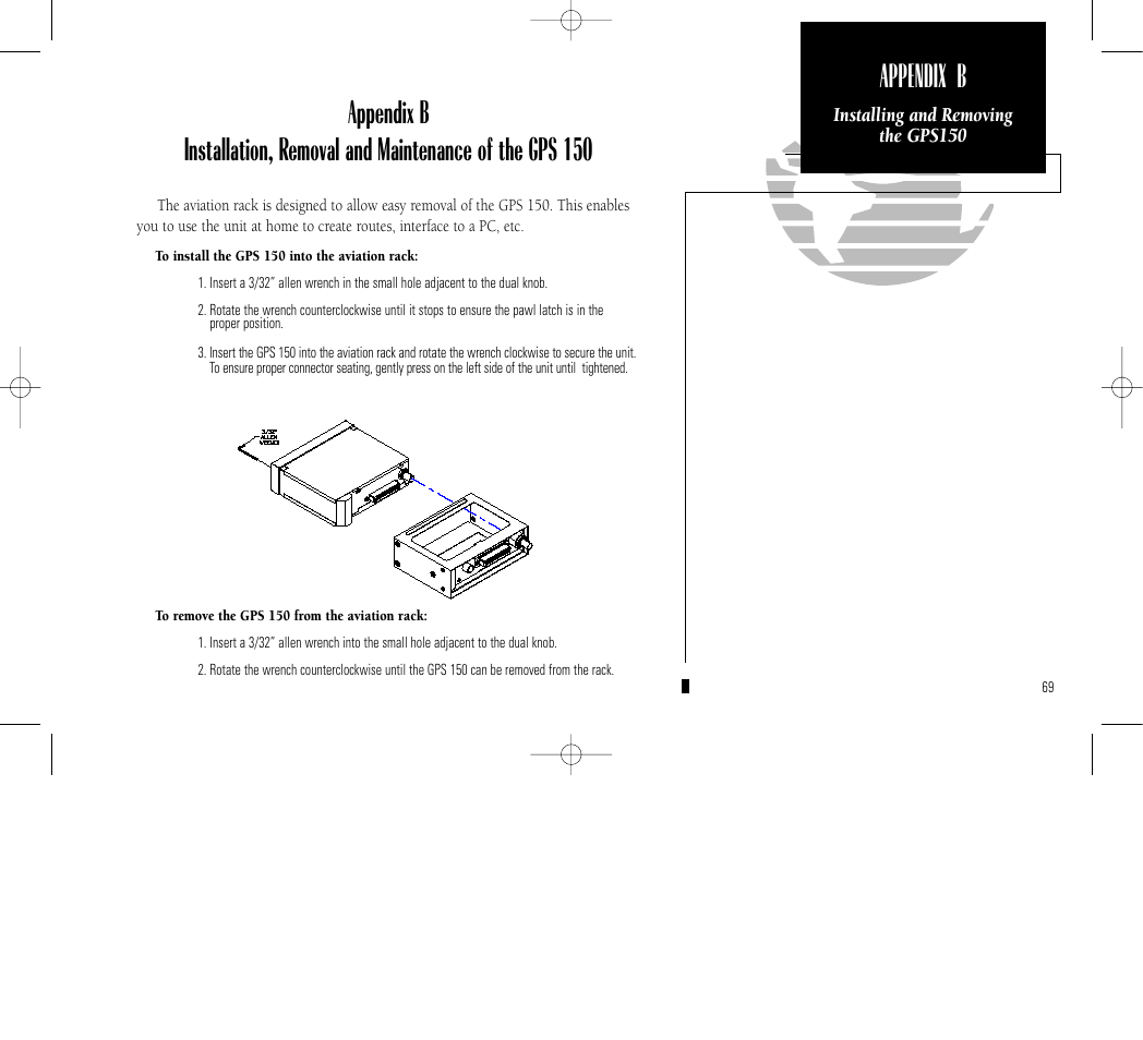 Appendix b | Garmin GPS 150 User Manual | Page 79 / 98