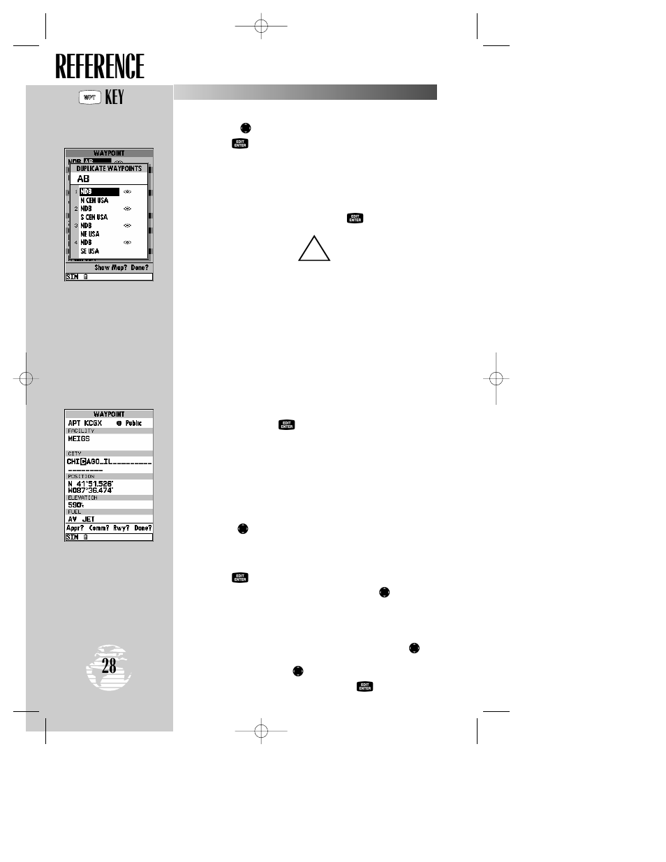 Reference | Garmin GPSMAP 195 User Manual | Page 30 / 114