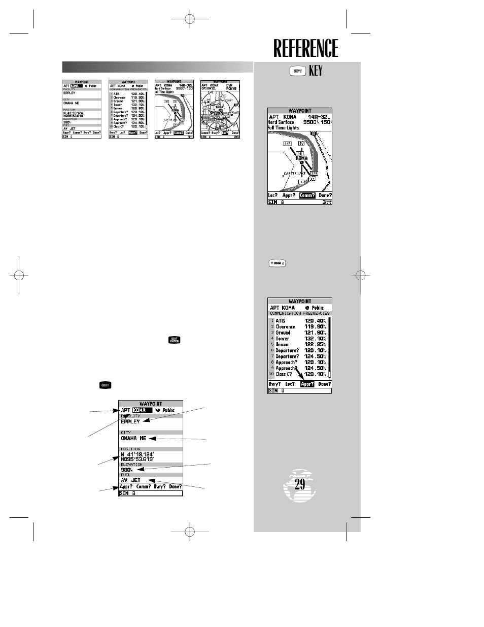 Reference | Garmin GPSMAP 195 User Manual | Page 31 / 114