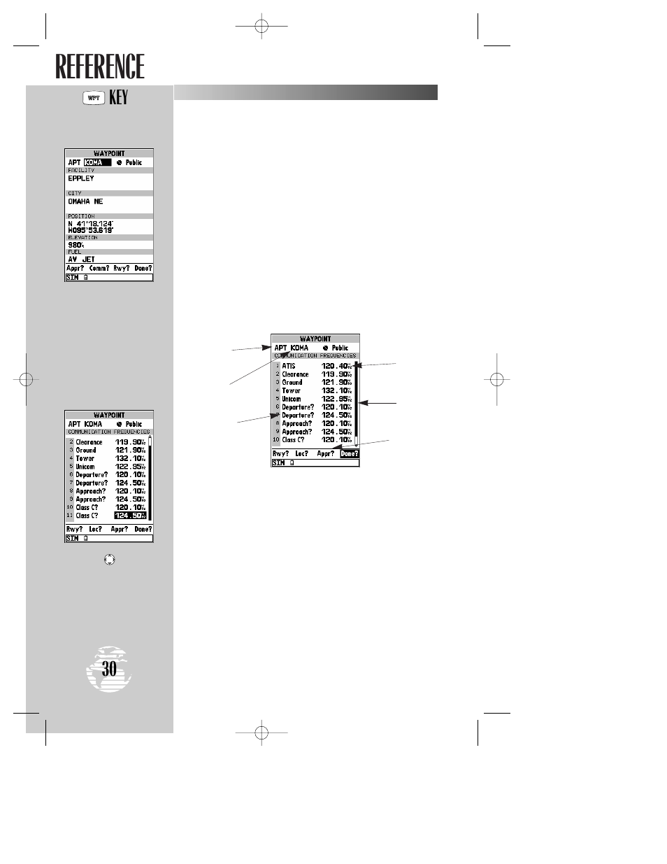 Reference | Garmin GPSMAP 195 User Manual | Page 32 / 114