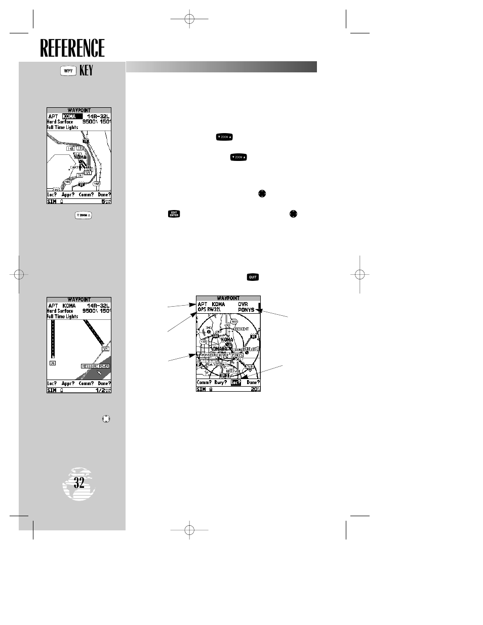 Reference | Garmin GPSMAP 195 User Manual | Page 34 / 114