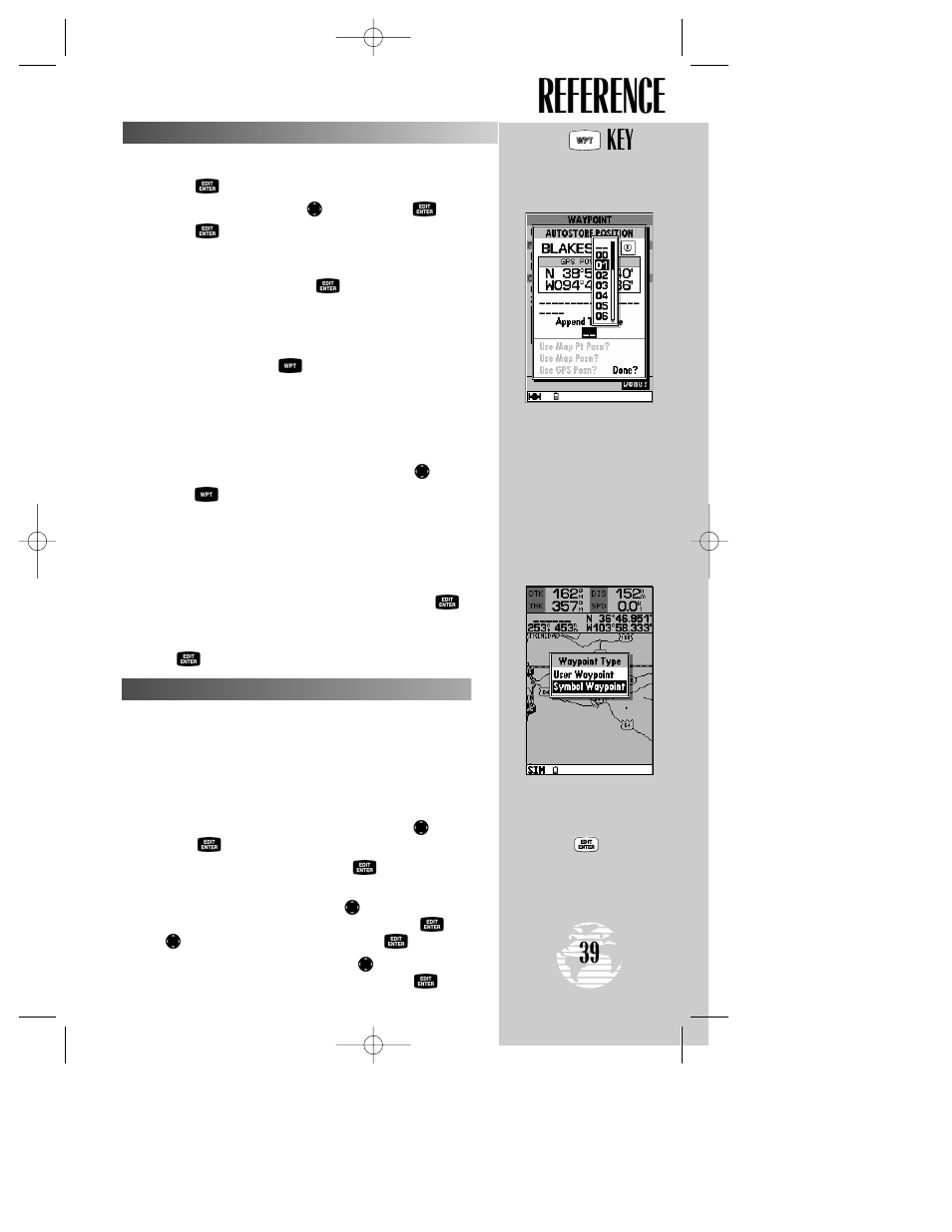 Reference | Garmin GPSMAP 195 User Manual | Page 41 / 114