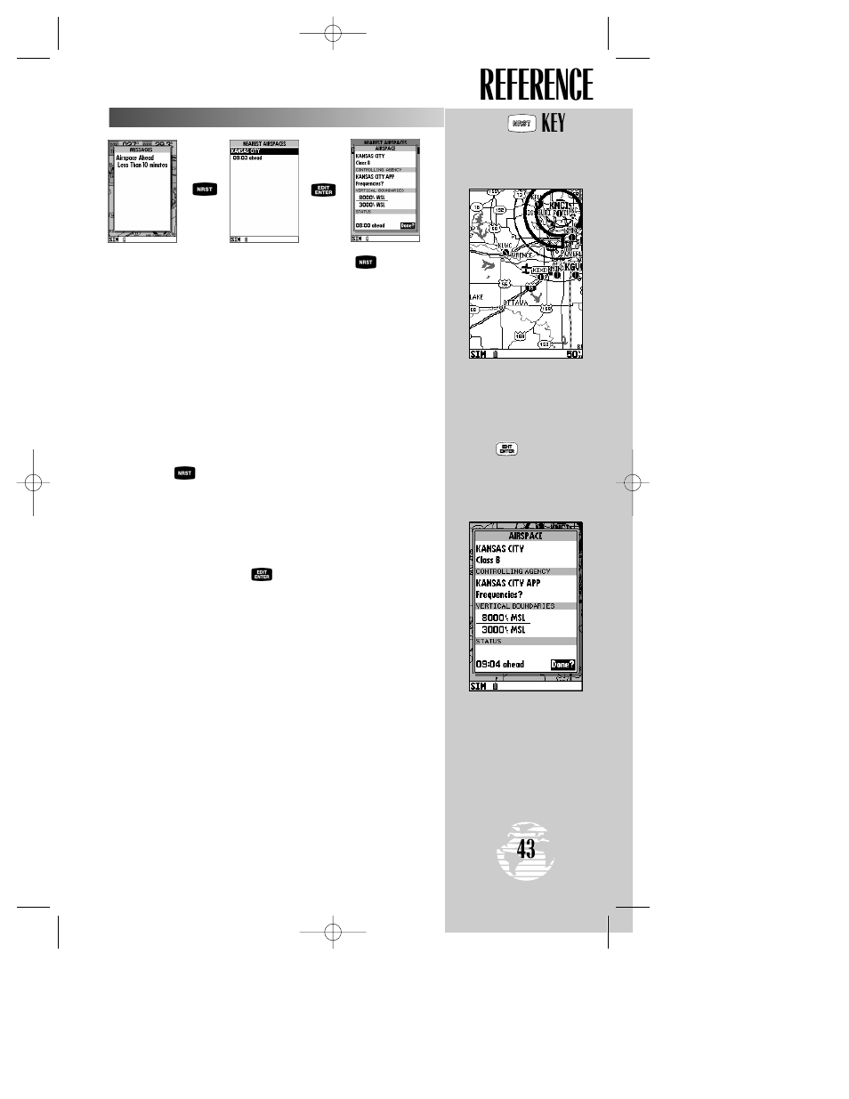 Reference | Garmin GPSMAP 195 User Manual | Page 45 / 114