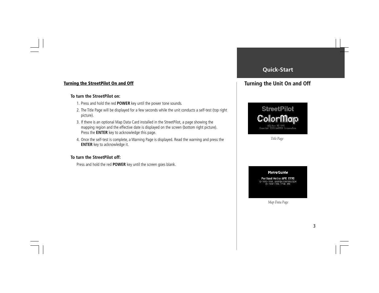 Garmin StreetPilot ColorMap User Manual | Page 13 / 88