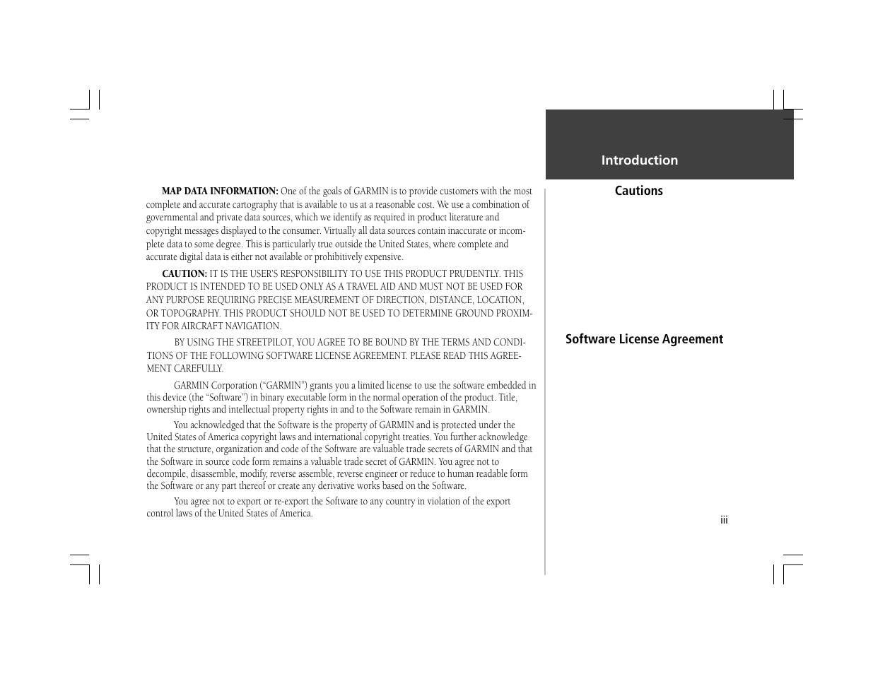 Garmin StreetPilot ColorMap User Manual | Page 5 / 88