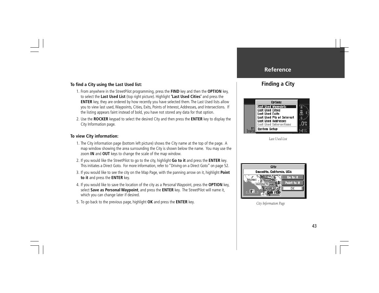 Garmin StreetPilot ColorMap User Manual | Page 53 / 88