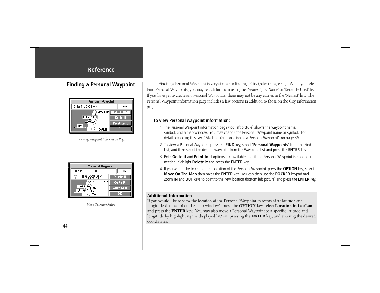 Garmin StreetPilot ColorMap User Manual | Page 54 / 88