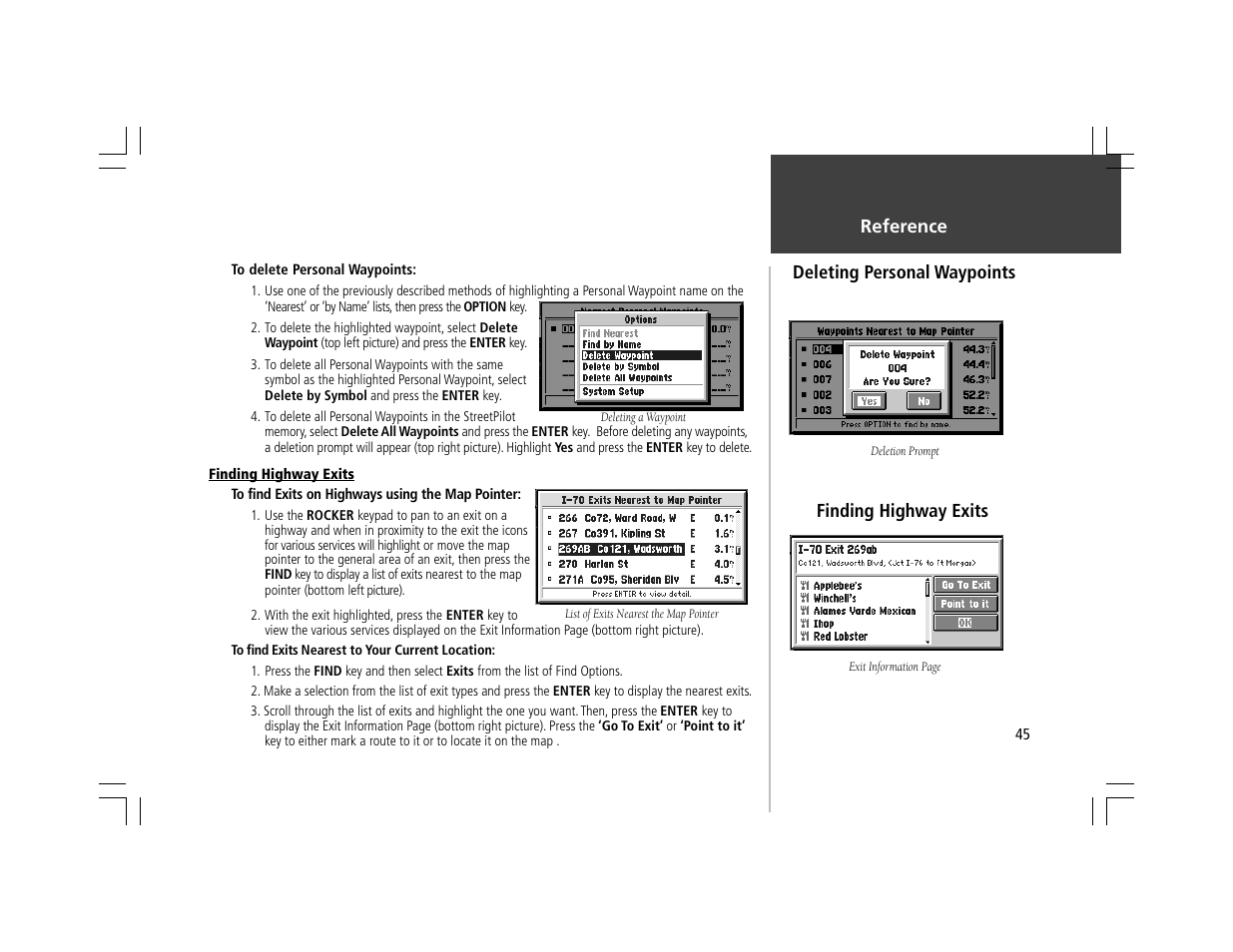 Garmin StreetPilot ColorMap User Manual | Page 55 / 88