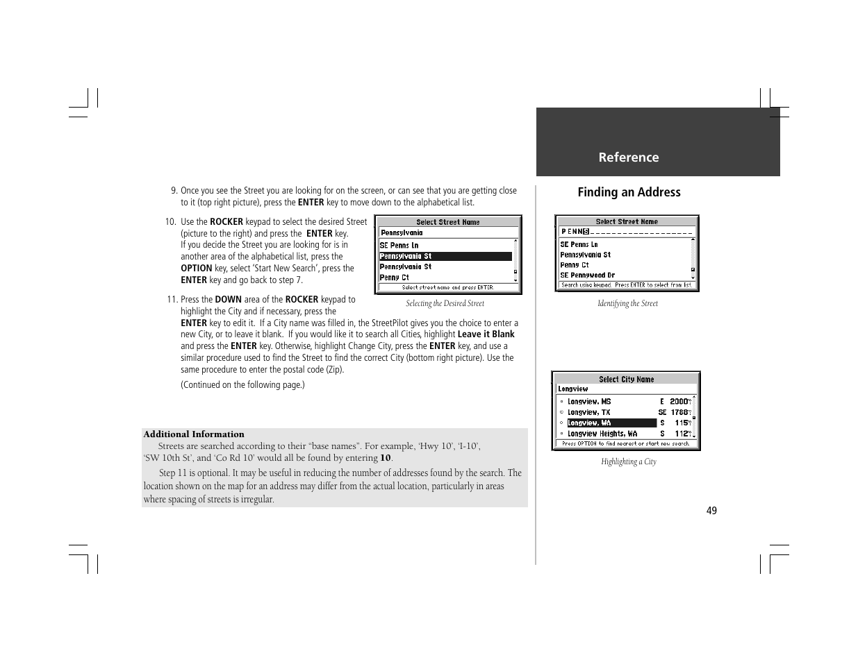 Garmin StreetPilot ColorMap User Manual | Page 59 / 88