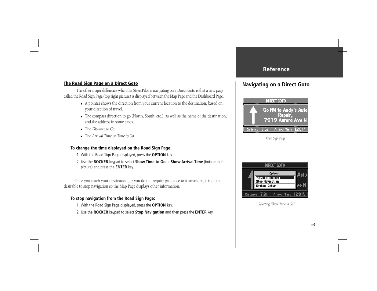 Garmin StreetPilot ColorMap User Manual | Page 63 / 88