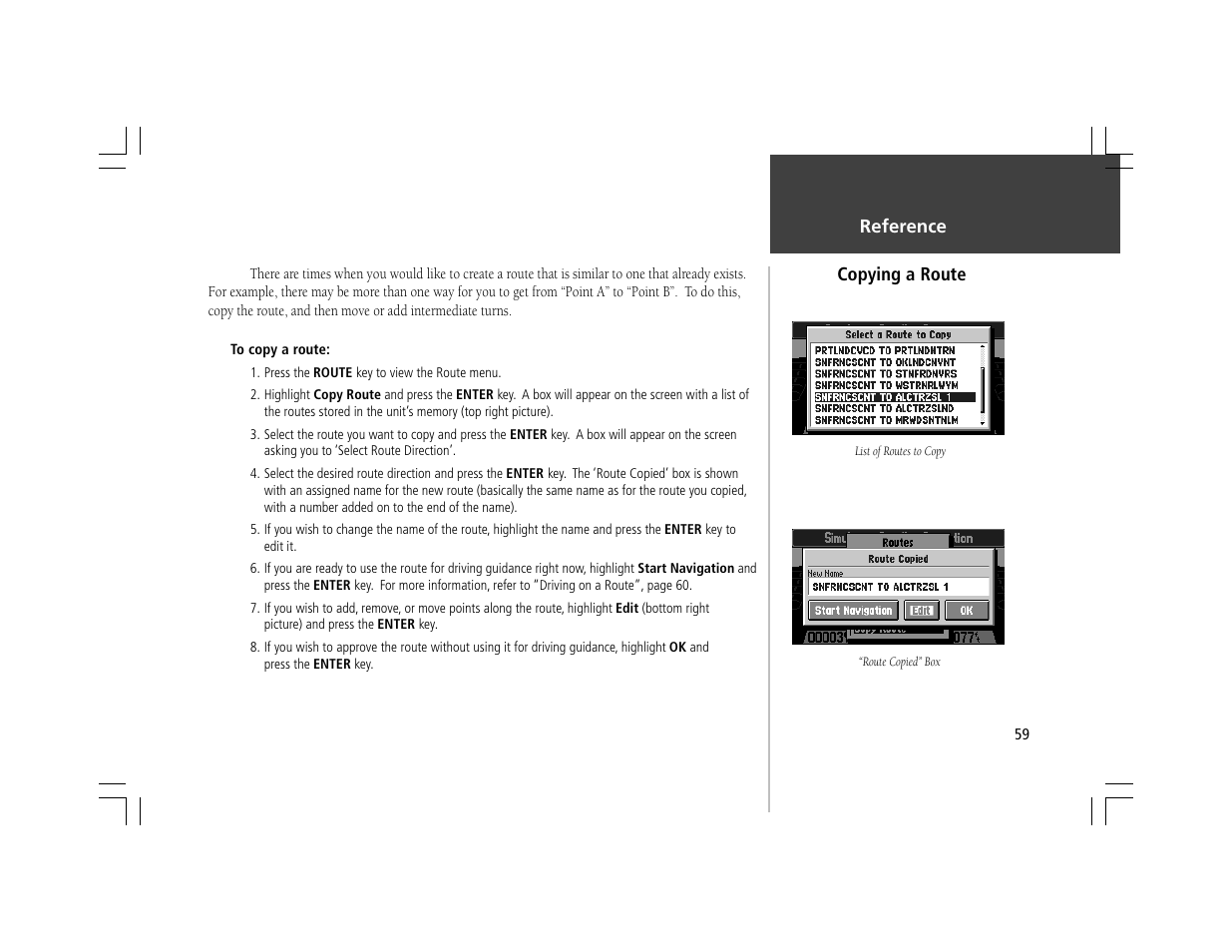 Garmin StreetPilot ColorMap User Manual | Page 69 / 88