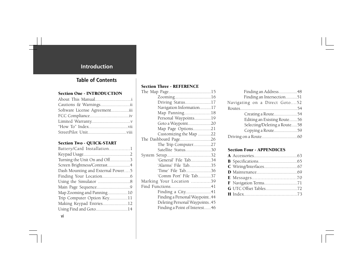 Garmin StreetPilot ColorMap User Manual | Page 8 / 88