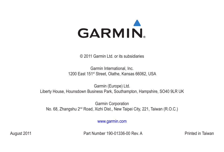 Garmin nuvi 50LM User Manual | Page 32 / 32