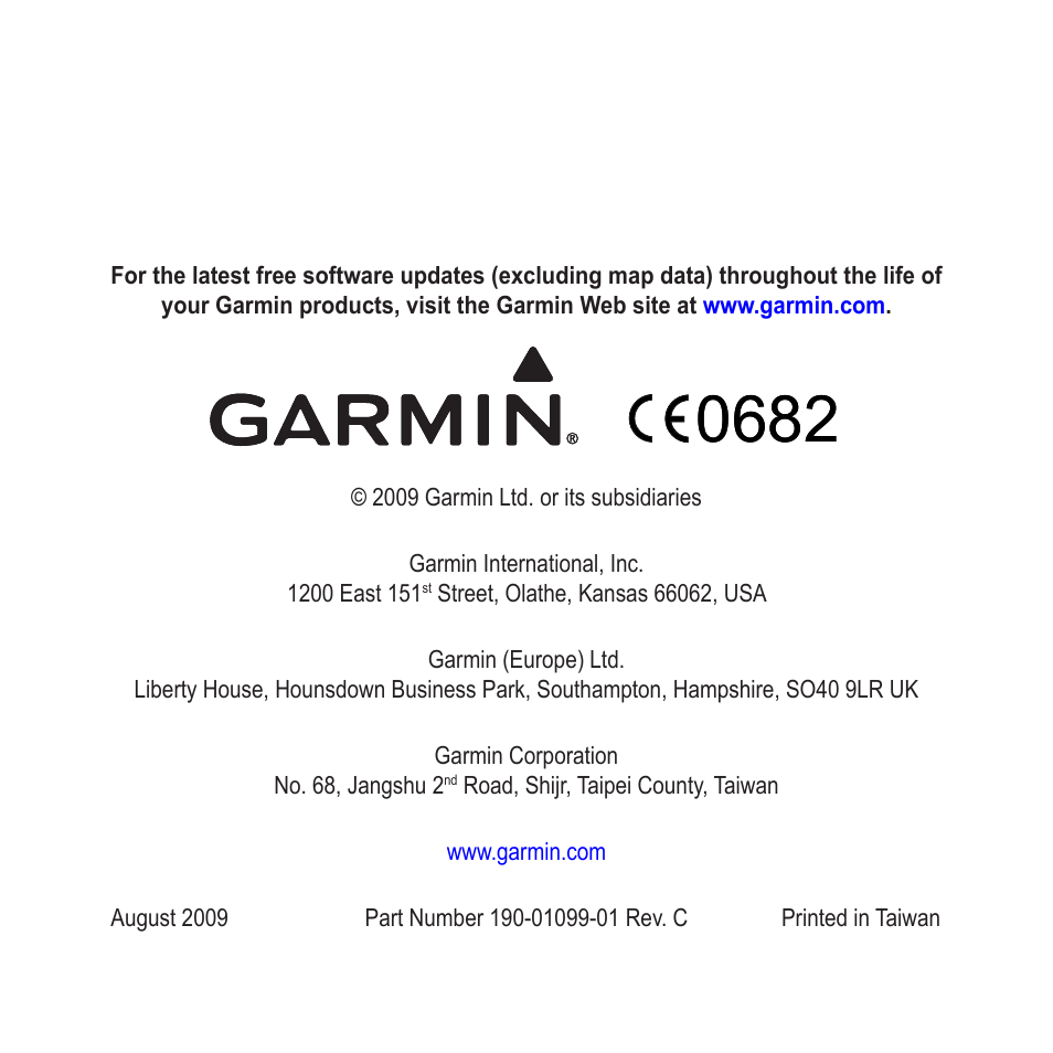 Garmin nuLink! 1690 User Manual | Page 12 / 12