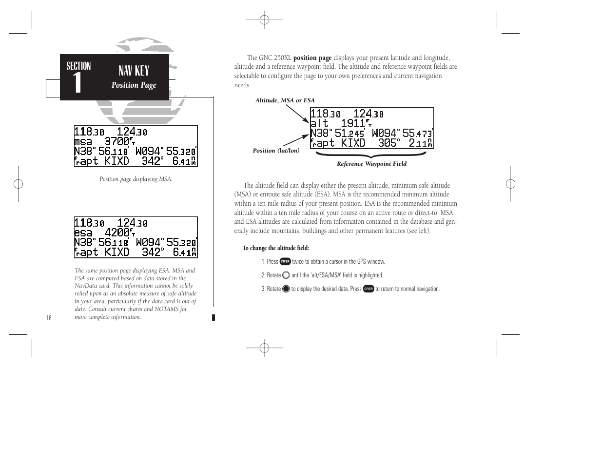 Garmin GNC 250XL User Manual | Page 28 / 118