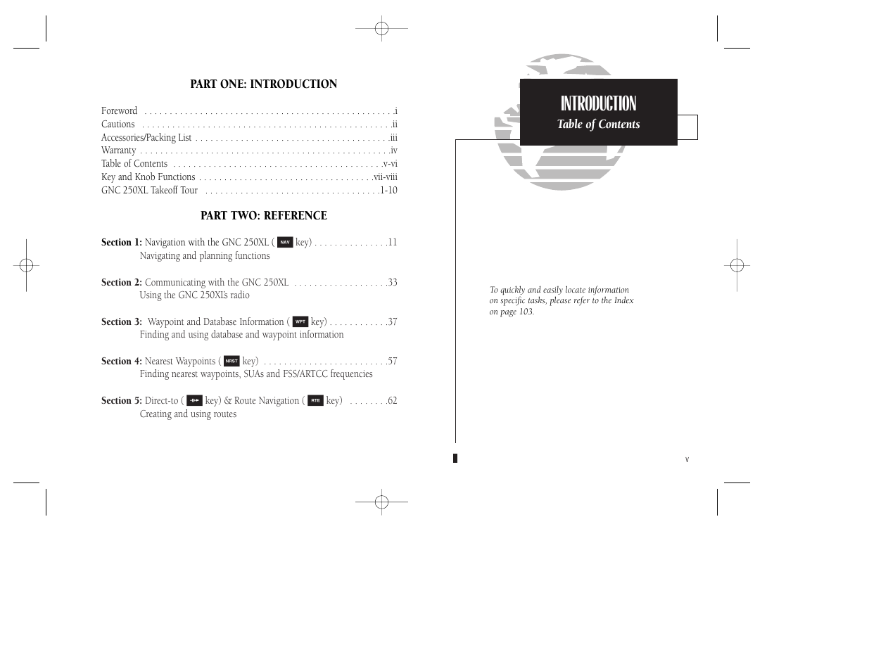 Introduction | Garmin GNC 250XL User Manual | Page 7 / 118