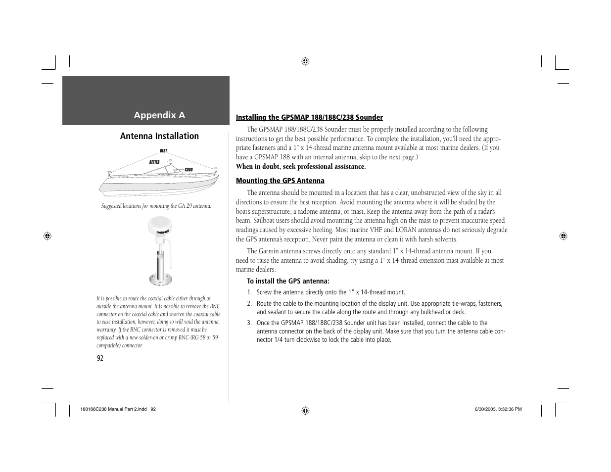 Garmin GPSMAP 238 Sounder User Manual | Page 102 / 134