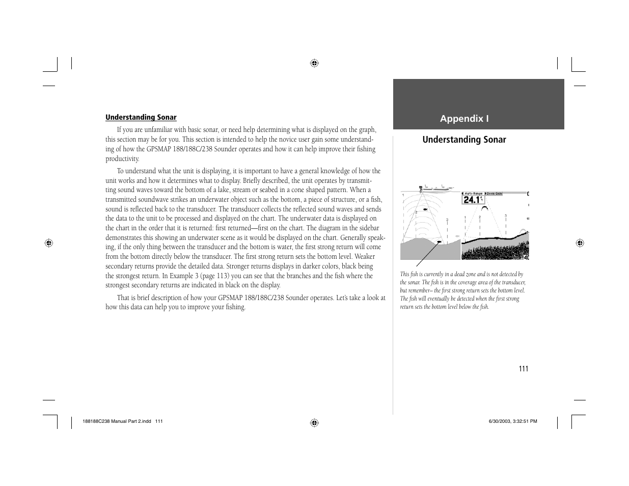 Garmin GPSMAP 238 Sounder User Manual | Page 121 / 134