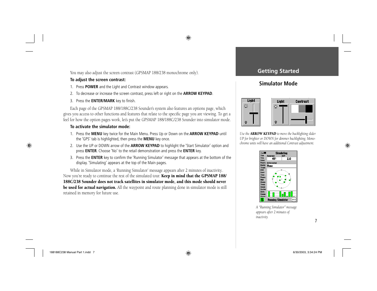 Garmin GPSMAP 238 Sounder User Manual | Page 17 / 134