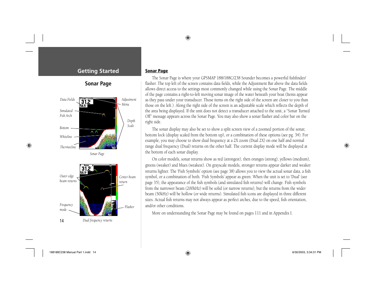 Garmin GPSMAP 238 Sounder User Manual | Page 24 / 134