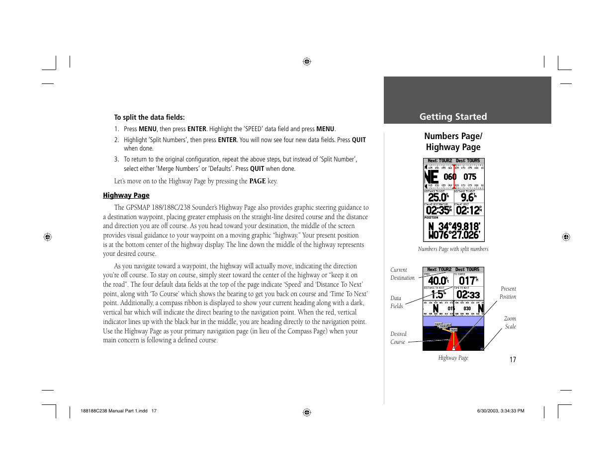 Garmin GPSMAP 238 Sounder User Manual | Page 27 / 134