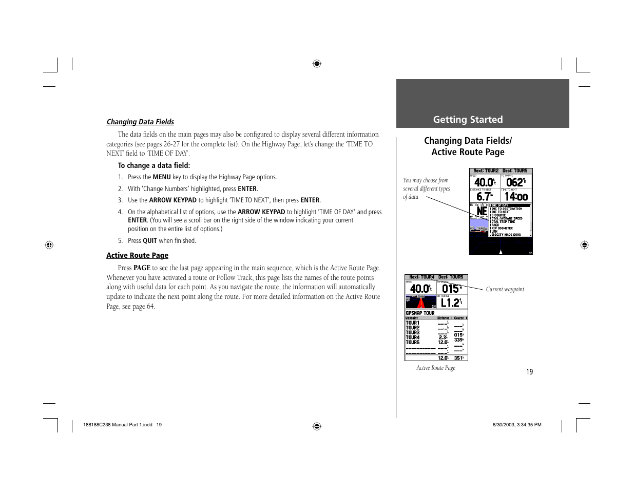 Garmin GPSMAP 238 Sounder User Manual | Page 29 / 134