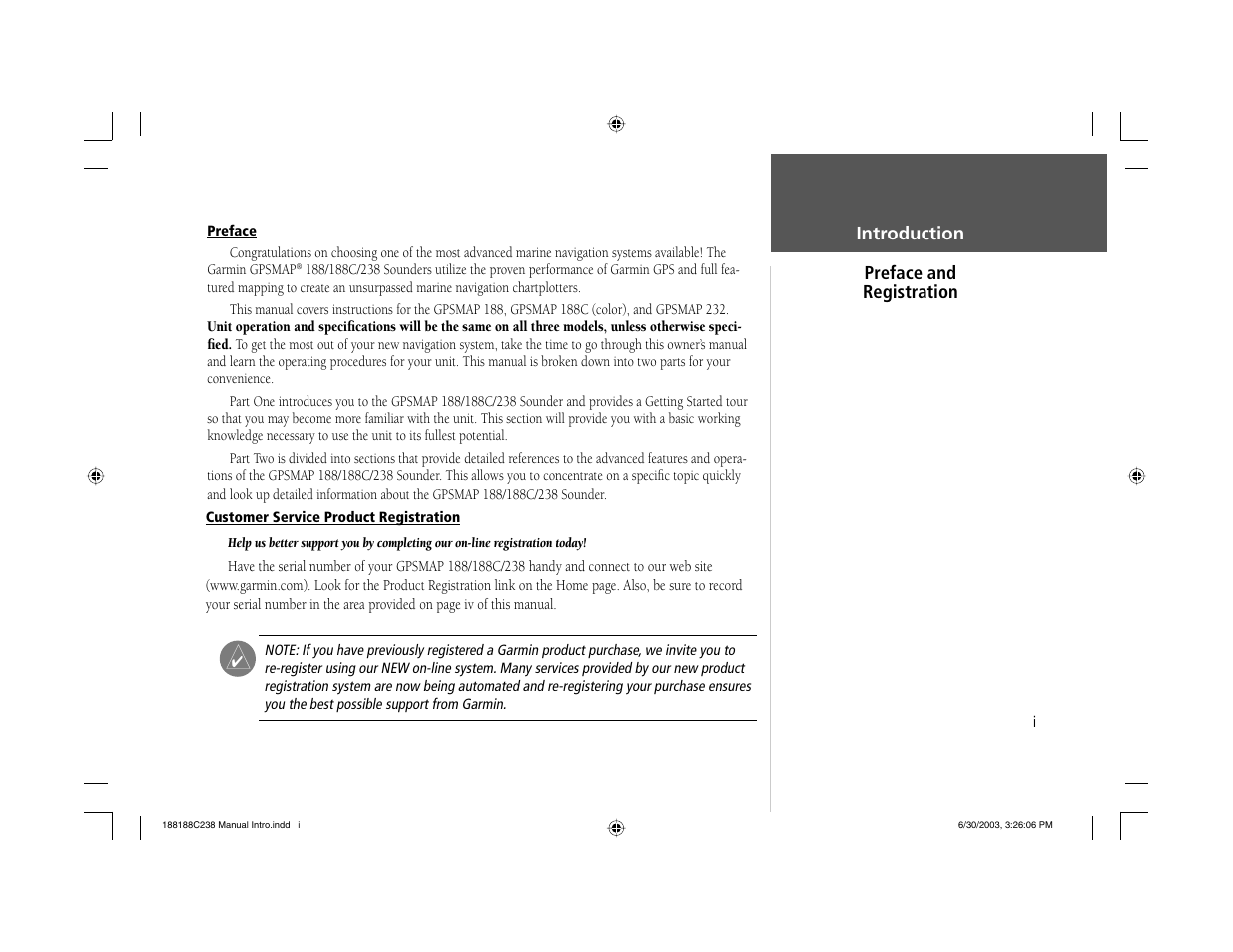 Garmin GPSMAP 238 Sounder User Manual | Page 3 / 134