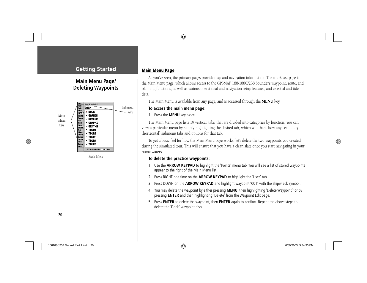 Garmin GPSMAP 238 Sounder User Manual | Page 30 / 134