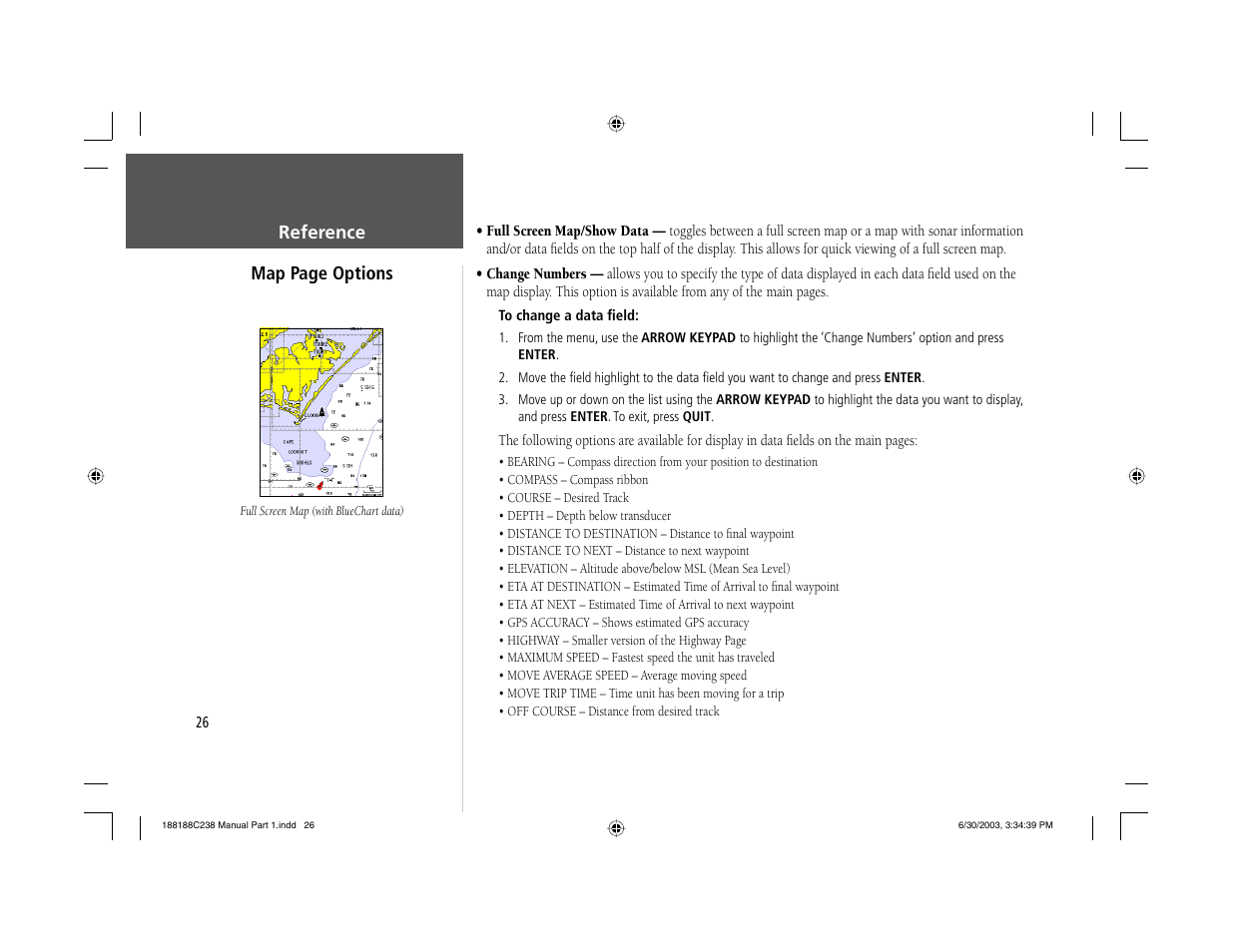 Garmin GPSMAP 238 Sounder User Manual | Page 36 / 134